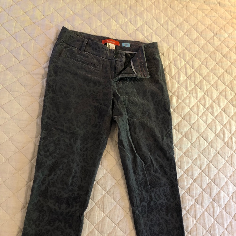 Anthropology pants silver/grey in size 6.